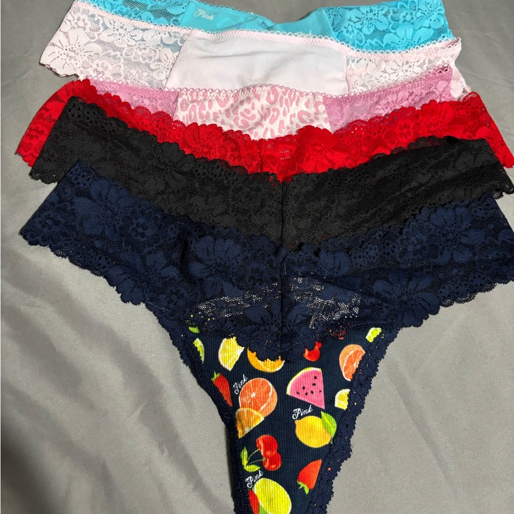 Victoria’s Secret Thongs Underwear – Bundle of 12 (Size M)